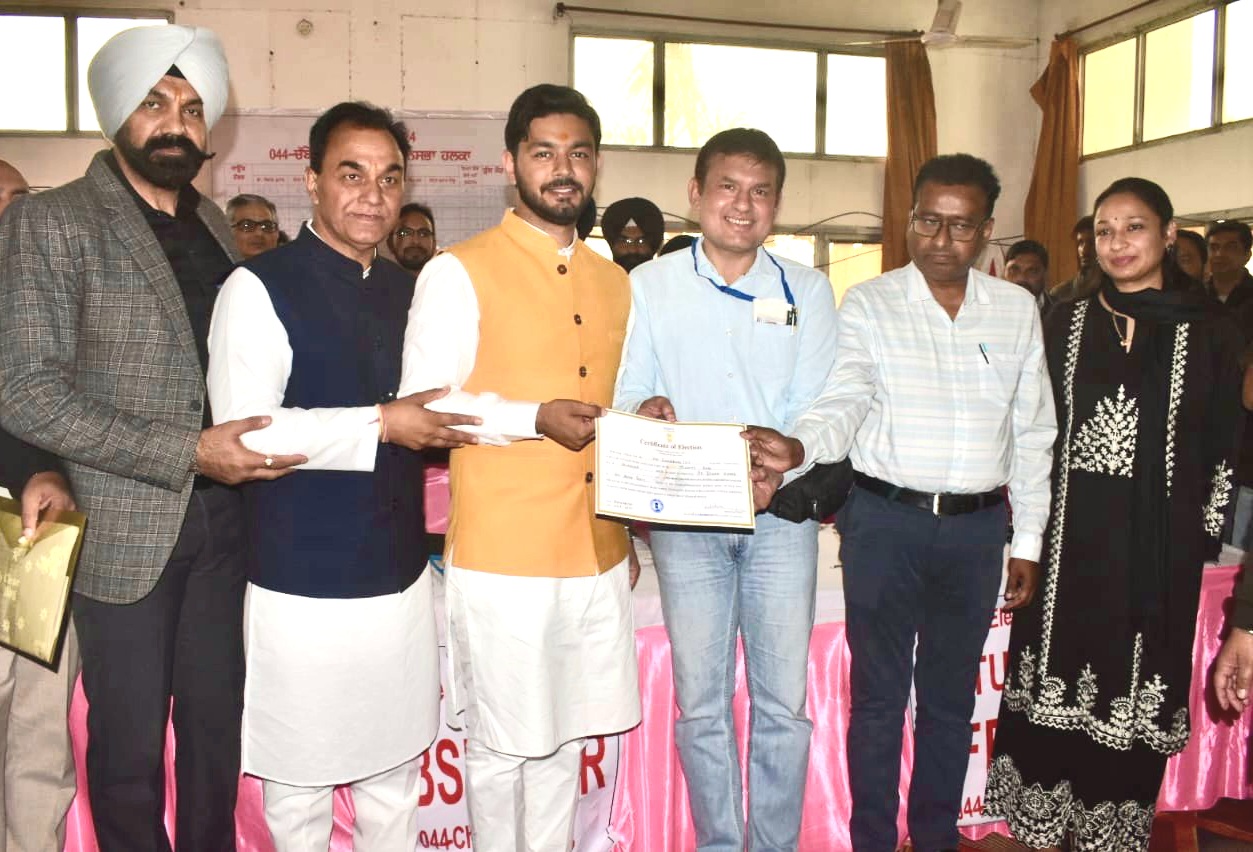 Chabbewal Assembly by-election: Aam Aadmi Party candidate Ishank Kumar wins